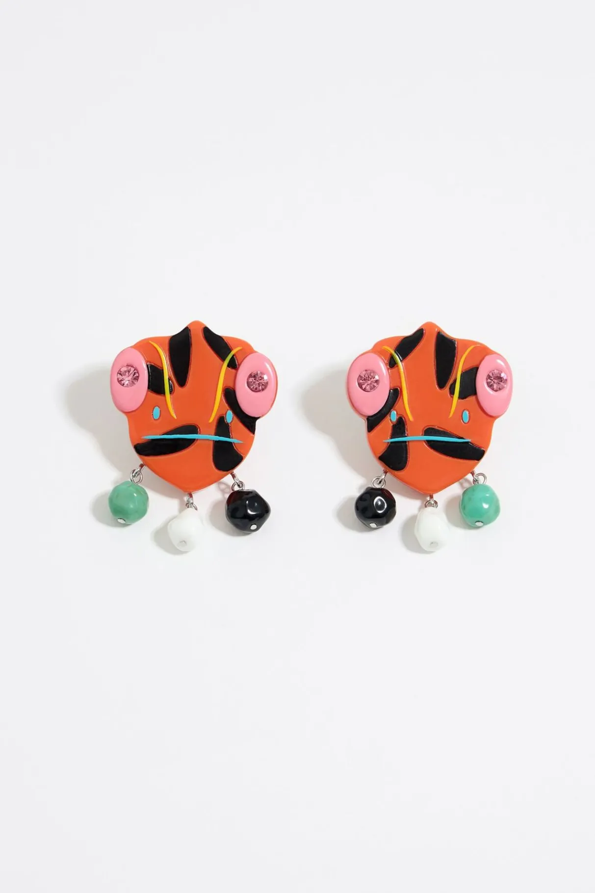 Mujer BIMBA Y LOLA Pendientes<Pendientes Camaleones Resina Multicolor