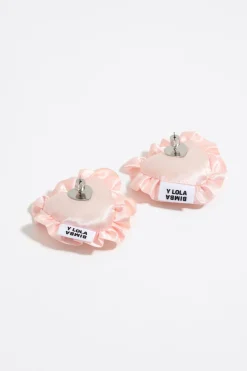 Mujer BIMBA Y LOLA Pendientes<Pendientes Cojines Rosa Y Cristales