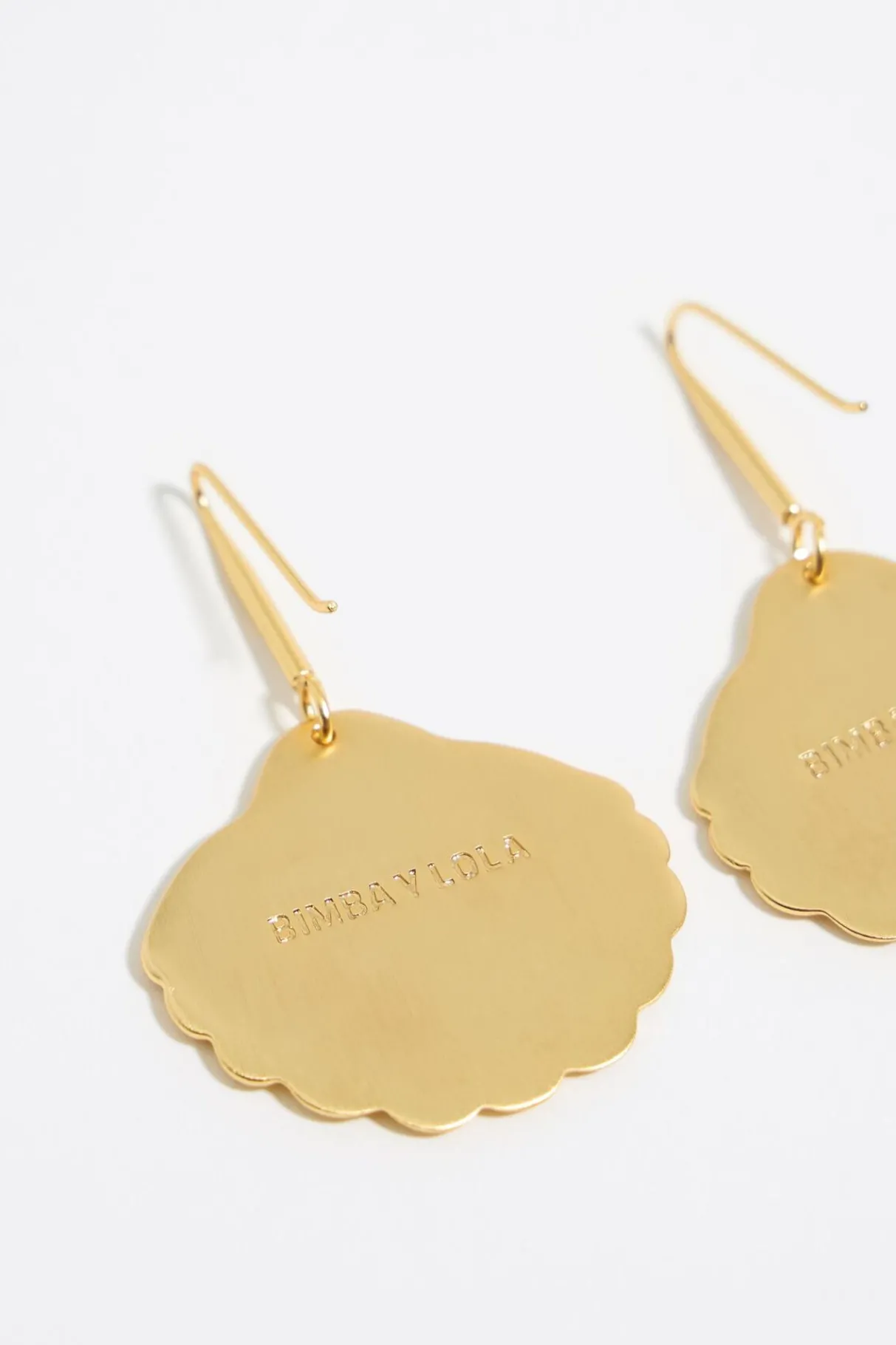 Mujer BIMBA Y LOLA Pendientes<Pendientes Concha Dorado Mate