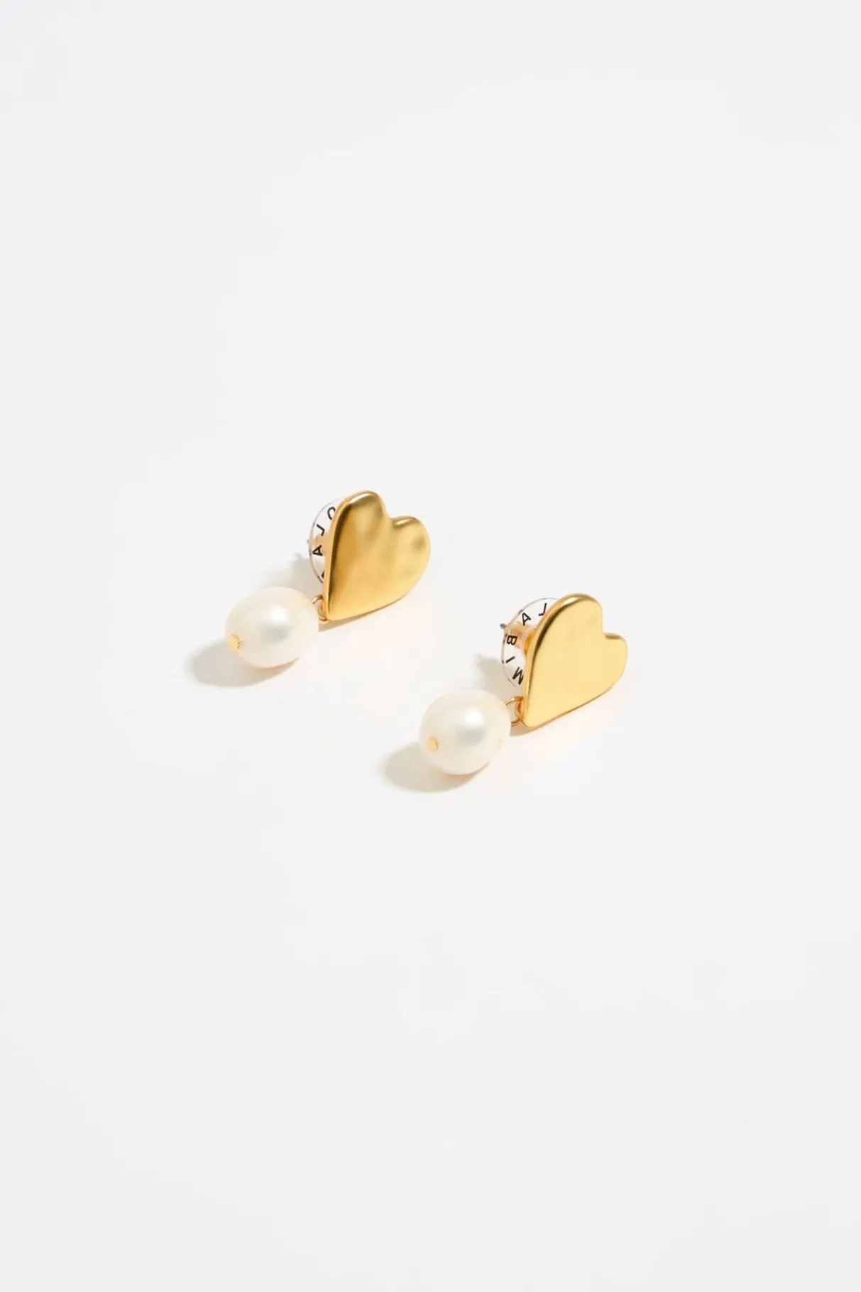 Mujer BIMBA Y LOLA Pendientes<Pendientes Corazones Dorados Y Perlas