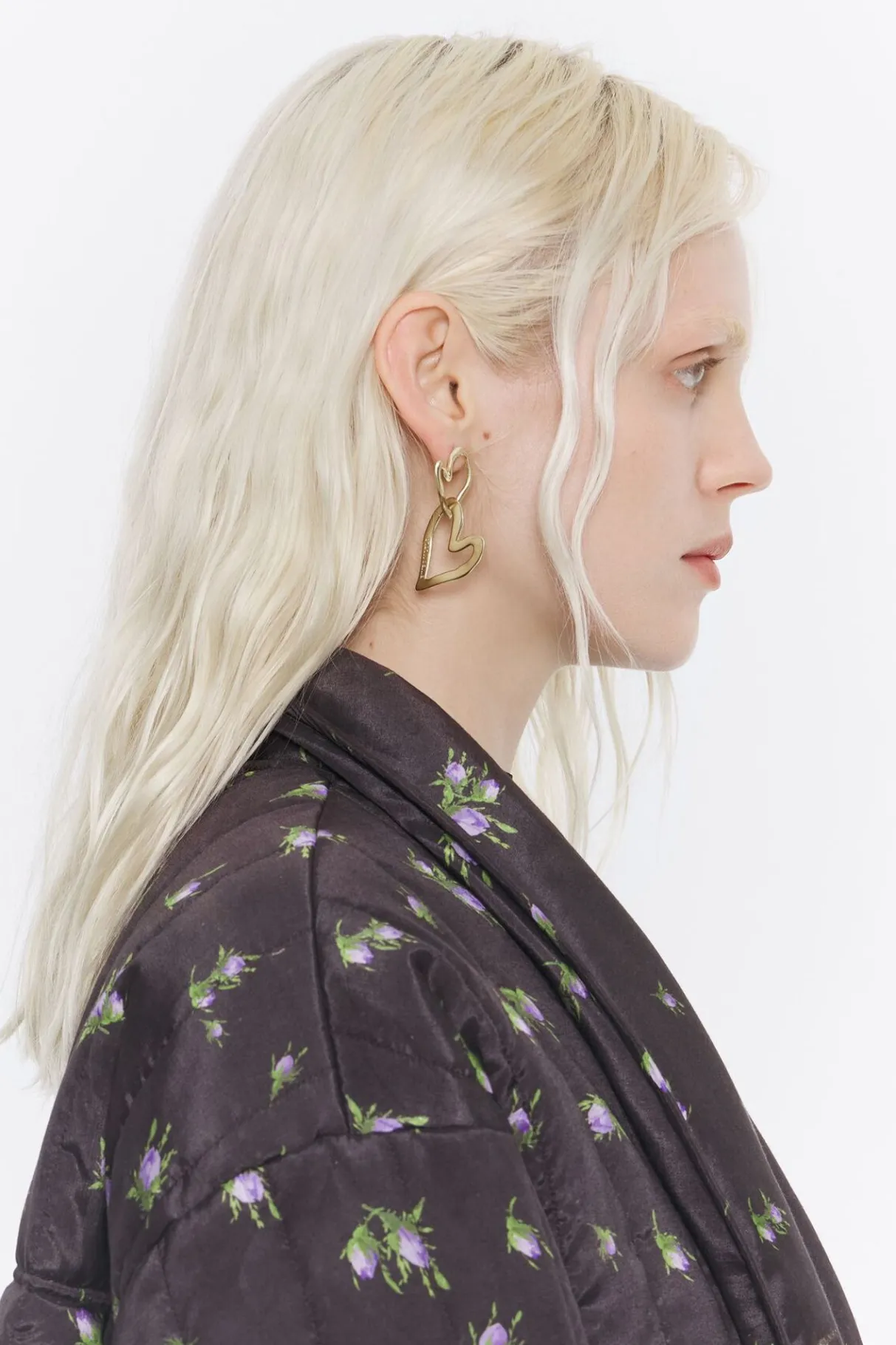 Mujer BIMBA Y LOLA Pendientes<Pendientes Corazones Textura Dorados