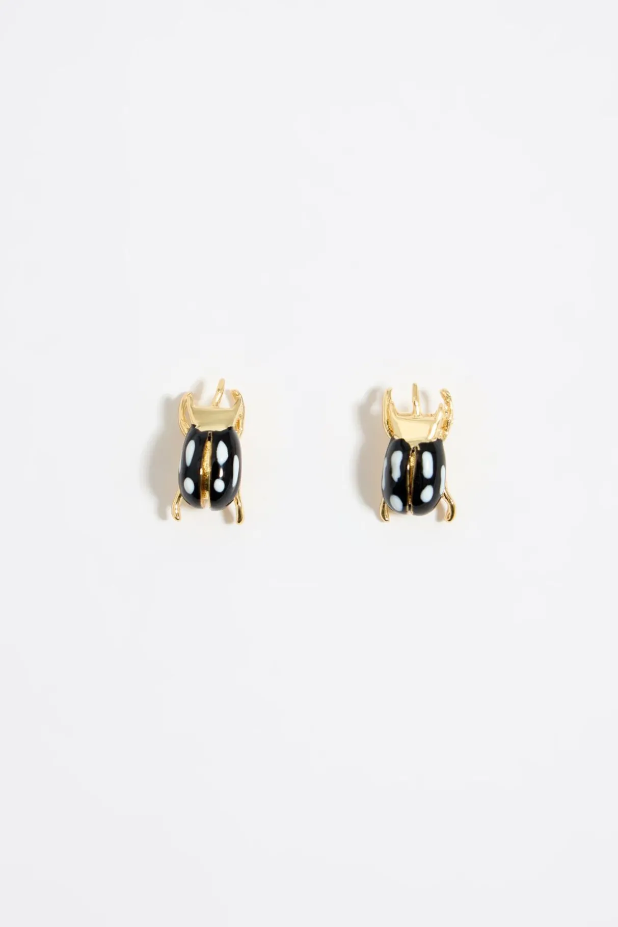 Mujer BIMBA Y LOLA Pendientes<Pendientes Escarabajo Negro
