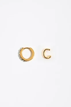 Mujer BIMBA Y LOLA Abecedario<Pendientes Letra C Cristales