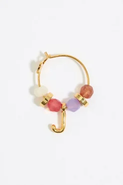 Mujer BIMBA Y LOLA Abecedario<Pendientes Letra J Piedras Multicolores