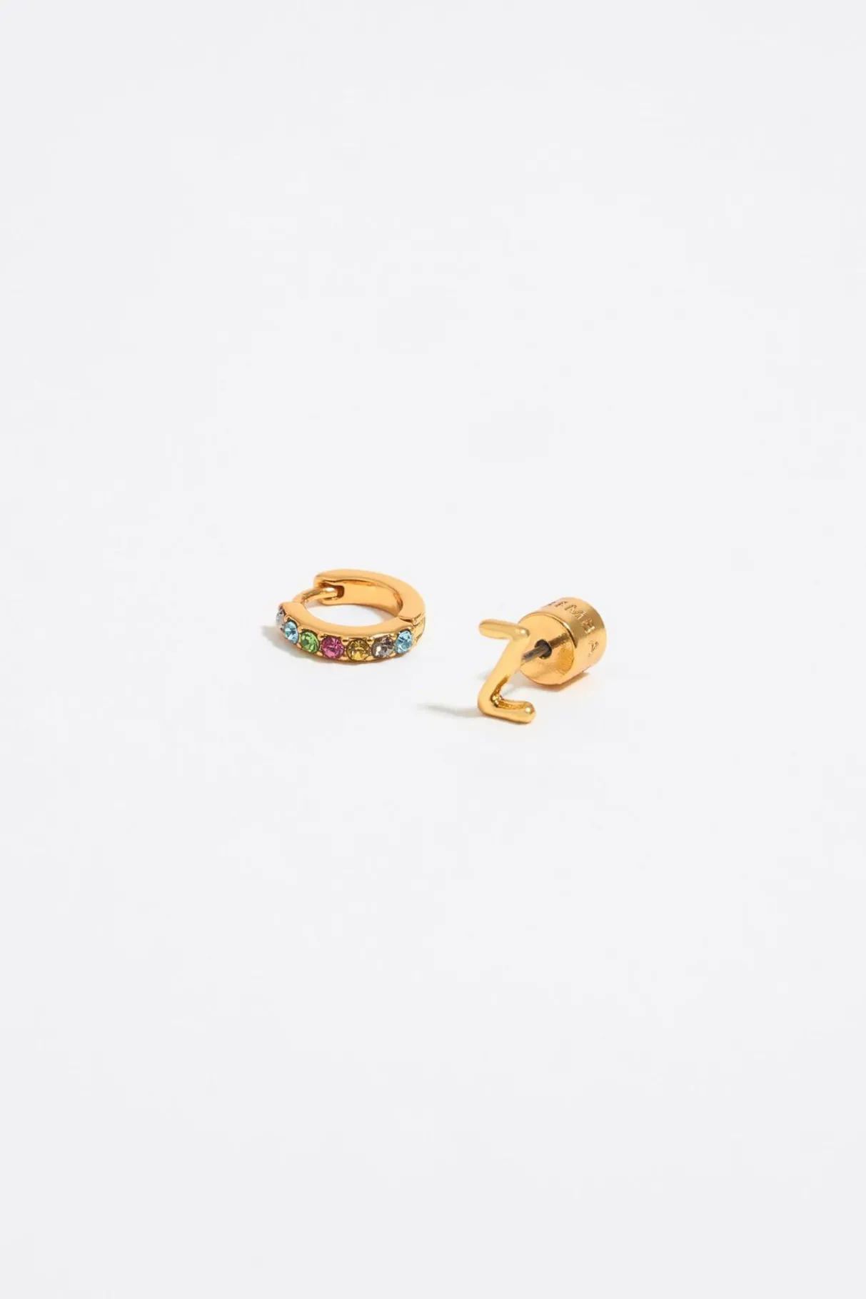 Mujer BIMBA Y LOLA Abecedario<Pendientes Letra Z Y Aro Mini Cristales Multicolores