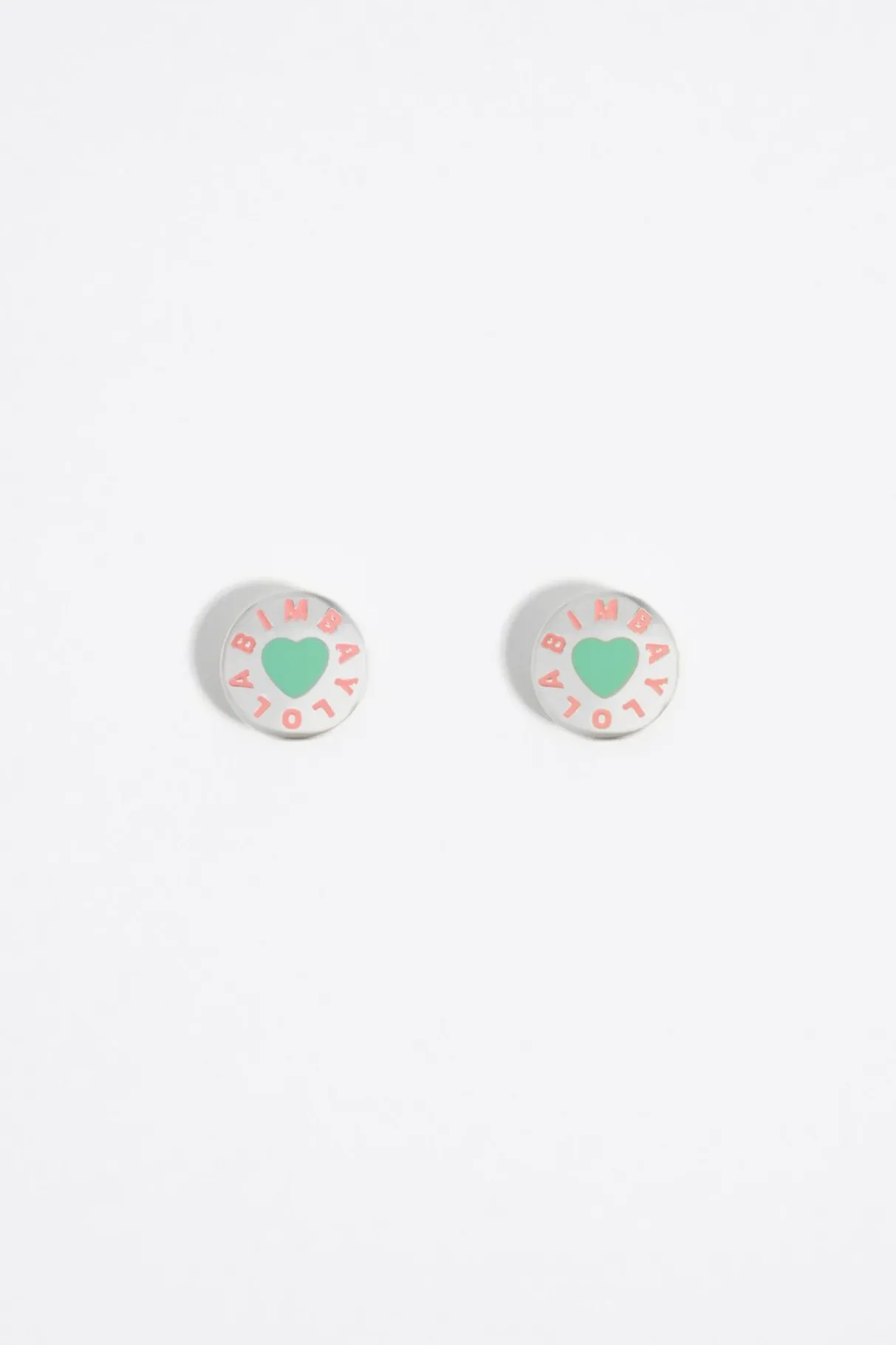 Mujer BIMBA Y LOLA Pendientes<Pendientes Logo Candy Aguamarina Plateados