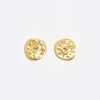 Mujer BIMBA Y LOLA Pendientes<Pendientes Logo Dorado Mates