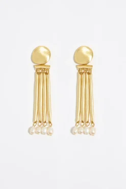 Mujer BIMBA Y LOLA Pendientes<Pendientes Logo Perlas