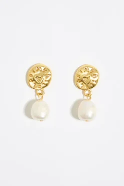 Mujer BIMBA Y LOLA Pendientes<Pendientes Logo Perlas