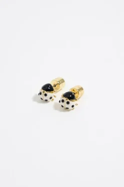 Mujer BIMBA Y LOLA Pendientes<Pendientes Mini Mariquita Marfil