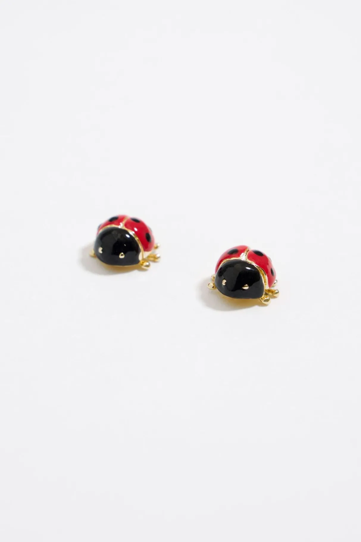 Mujer BIMBA Y LOLA Pendientes<Pendientes Mini Mariquita Dorados