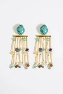 Mujer BIMBA Y LOLA Pendientes<Pendientes Piedras Multicolores