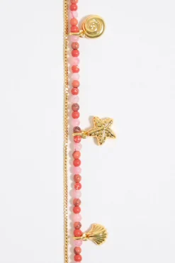 Mujer BIMBA Y LOLA Pulseras<Pulsera Doble Estrella De Mar Coral