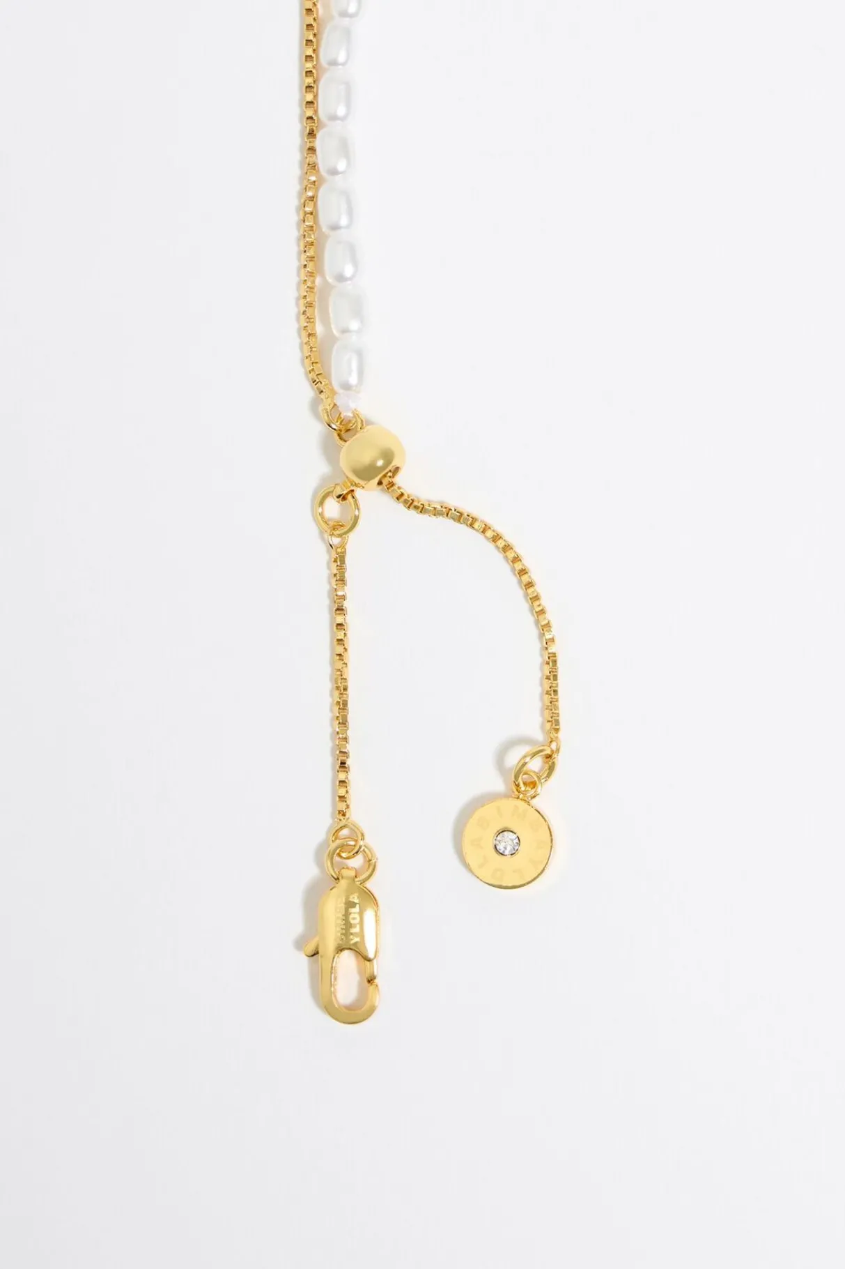 Mujer BIMBA Y LOLA Pulseras<Pulsera Doble Logo Candy Perlas Negro