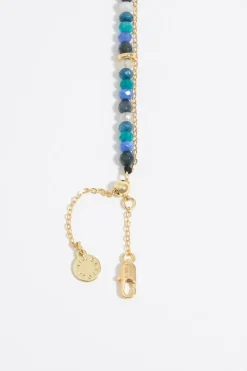 Mujer BIMBA Y LOLA Pulseras<Pulsera Doble Piedras Multicolores Y Cadena Dorada