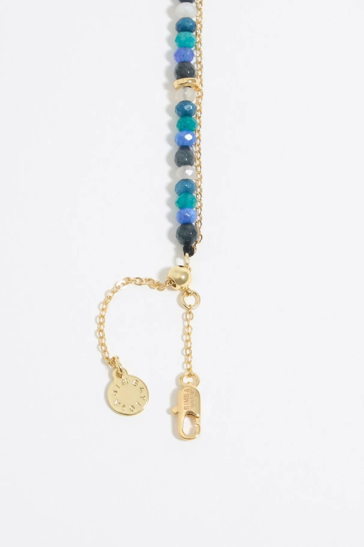 Mujer BIMBA Y LOLA Pulseras<Pulsera Doble Piedras Multicolores Y Cadena Dorada