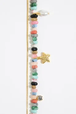Mujer BIMBA Y LOLA Pulseras<Pulsera Doble Piedras Multicolor