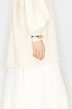 Mujer BIMBA Y LOLA Pulseras<Pulsera Elastica Piedras Y Hojas Doradas