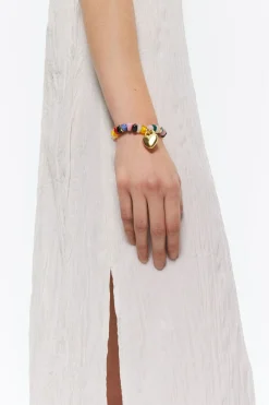 Mujer BIMBA Y LOLA Pulseras<Pulsera Elastica Resina Corazon