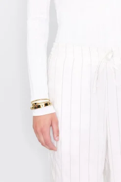 Mujer BIMBA Y LOLA Pulseras<Pulsera Espiral Logo Dorada