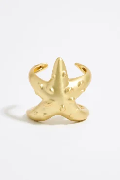 Mujer BIMBA Y LOLA Pulseras<Pulsera Estrella De Mar Dorada Mate