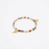 Mujer BIMBA Y LOLA Abecedario<Pulsera Letra F Piedras Multicolores