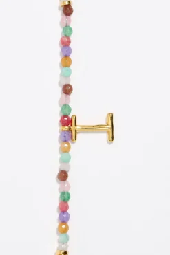 Mujer BIMBA Y LOLA Abecedario<Pulsera Letra I Piedras Multicolores