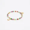 Mujer BIMBA Y LOLA Abecedario<Pulsera Letra J Piedras Multicolores