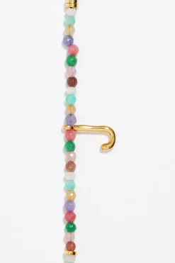 Mujer BIMBA Y LOLA Abecedario<Pulsera Letra J Piedras Multicolores