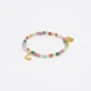 Mujer BIMBA Y LOLA Abecedario<Pulsera Letra L Piedras Multicolores