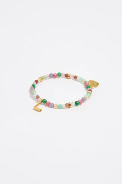 Mujer BIMBA Y LOLA Abecedario<Pulsera Letra L Piedras Multicolores