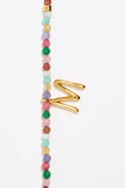 Mujer BIMBA Y LOLA Abecedario<Pulsera Letra M Piedras Multicolores