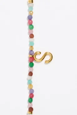 Mujer BIMBA Y LOLA Abecedario<Pulsera Letra S Piedras Multicolores
