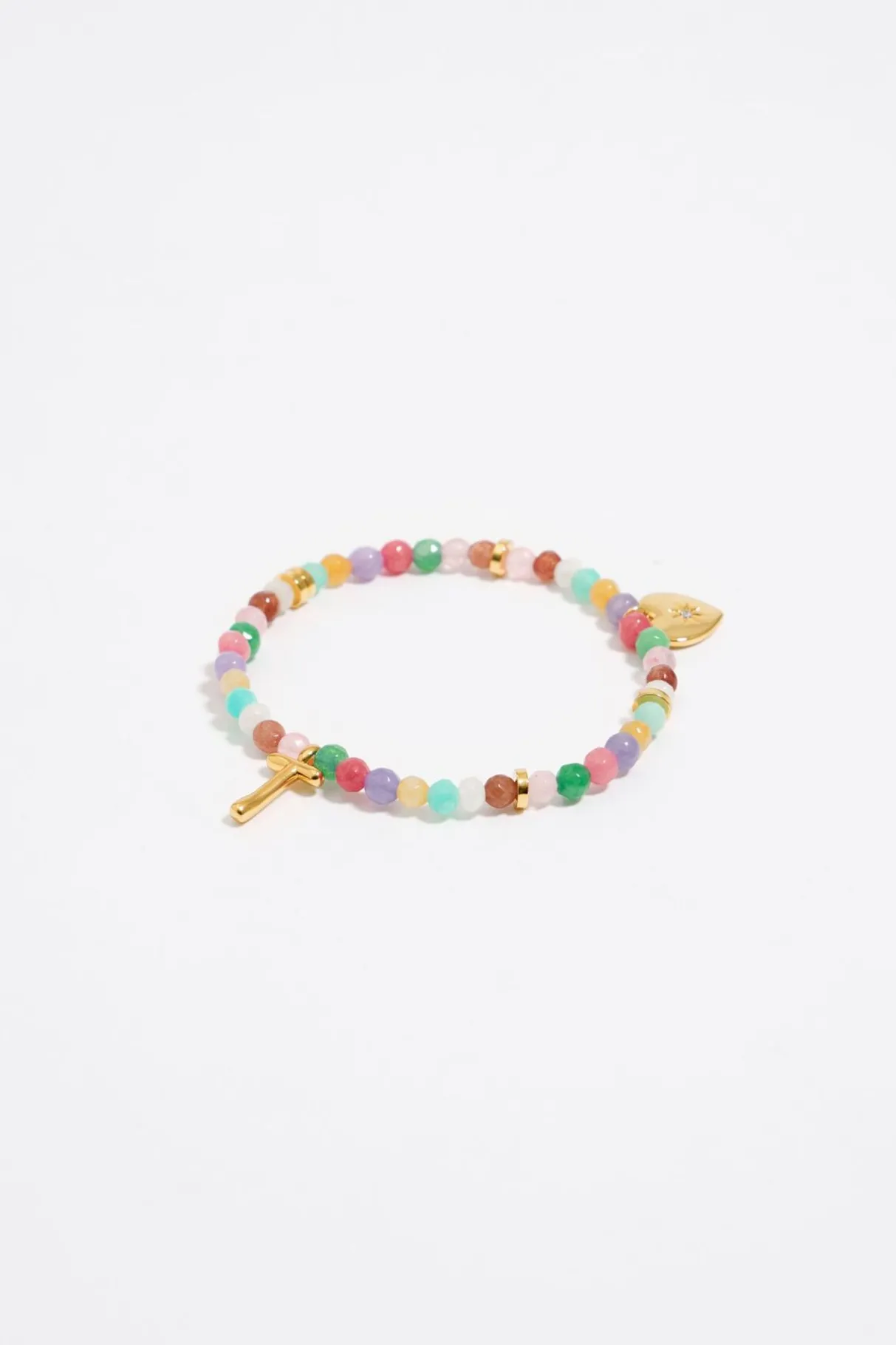 Mujer BIMBA Y LOLA Abecedario<Pulsera Letra T Piedras Multicolores