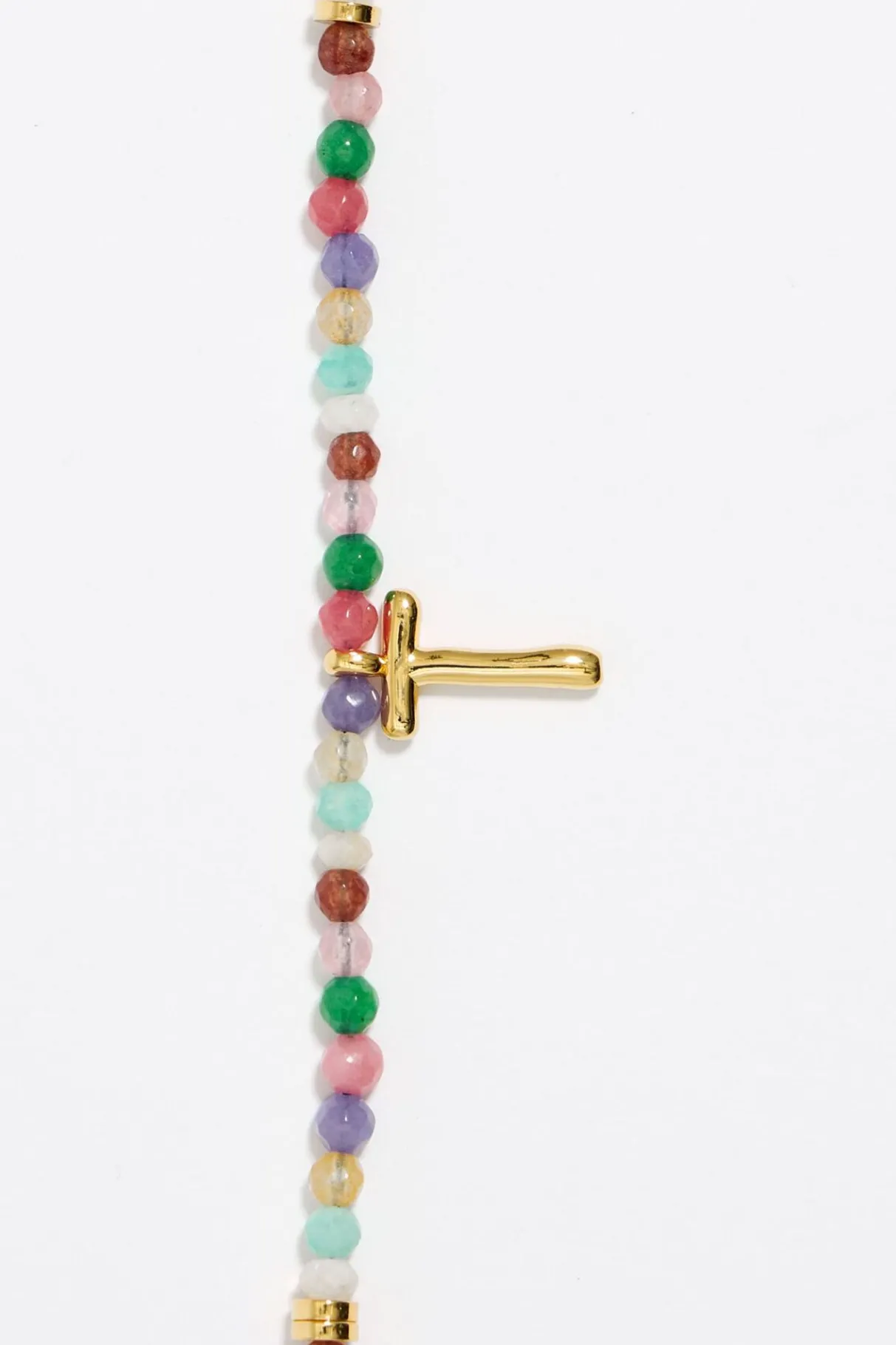 Mujer BIMBA Y LOLA Abecedario<Pulsera Letra T Piedras Multicolores