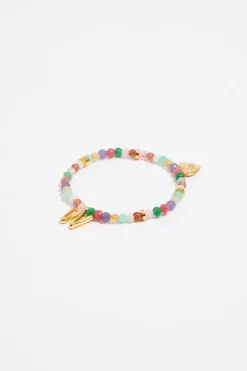 Mujer BIMBA Y LOLA Abecedario<Pulsera Letra W Piedras Multicolores