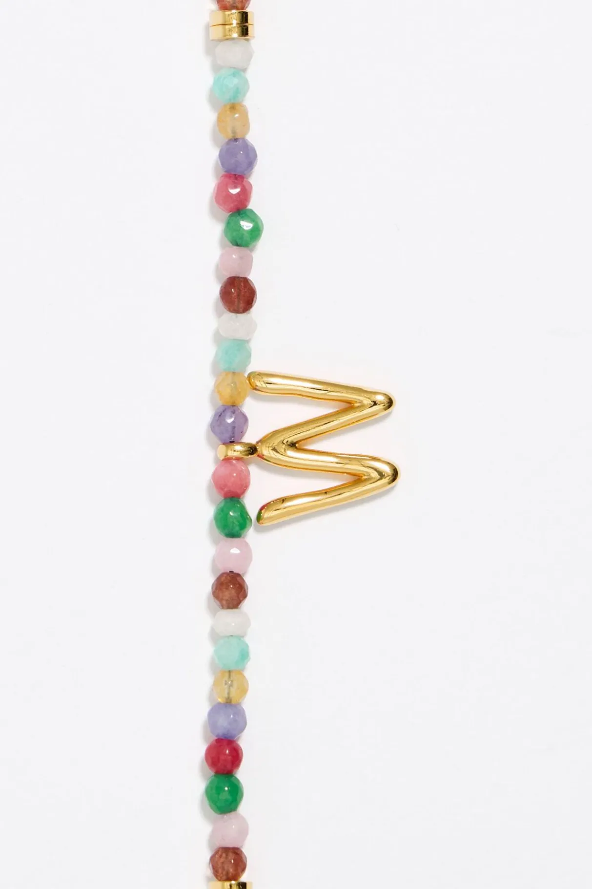 Mujer BIMBA Y LOLA Abecedario<Pulsera Letra W Piedras Multicolores