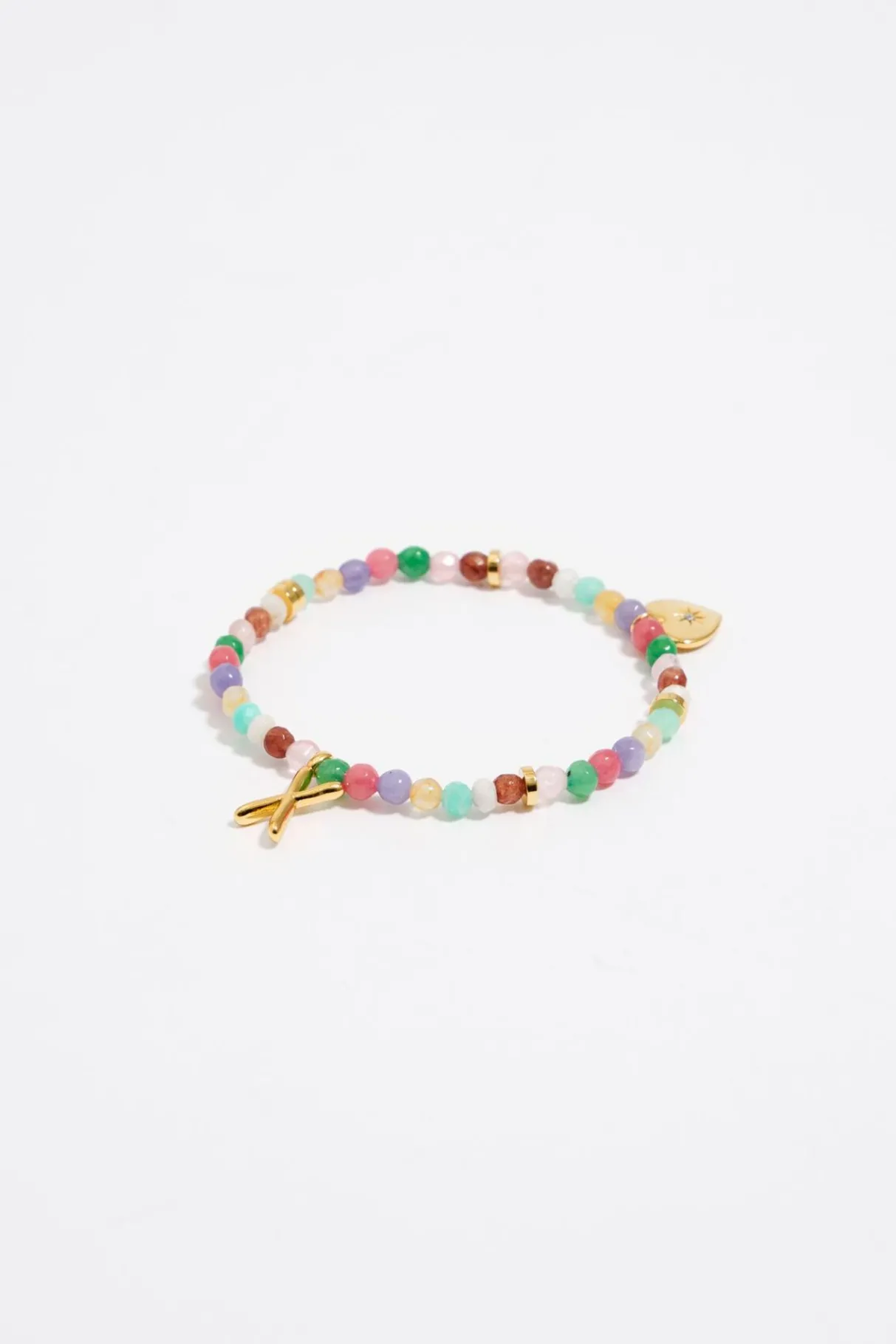 Mujer BIMBA Y LOLA Abecedario<Pulsera Letra X Piedras Multicolores