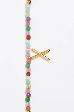 Mujer BIMBA Y LOLA Abecedario<Pulsera Letra X Piedras Multicolores