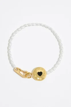 Mujer BIMBA Y LOLA Pulseras<Pulsera Logo Candy Perlas Blanca