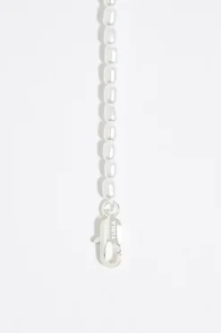 Mujer BIMBA Y LOLA Pulseras<Pulsera Logo Candy Perlas Plateada