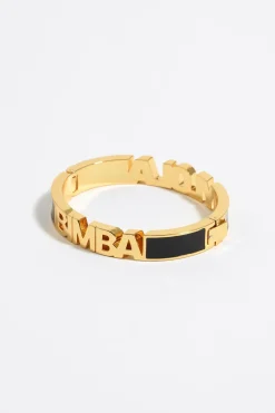 Mujer BIMBA Y LOLA Pulseras<Pulsera Logo Esmalte Negra