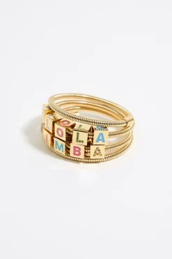 Mujer BIMBA Y LOLA Pulseras<Pulsera Muelle Logo Multicolor Y Cristales