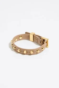 Mujer BIMBA Y LOLA Pulseras<Pulsera Piel Tachas Arena