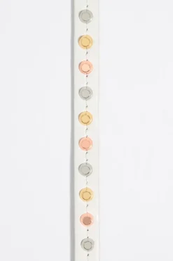 Mujer BIMBA Y LOLA Pulseras<Pulsera Piel Tachas Marfil