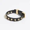Mujer BIMBA Y LOLA Pulseras<Pulsera Piel Tachas Negra