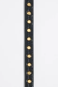 Mujer BIMBA Y LOLA Pulseras<Pulsera Piel Tachas Negra