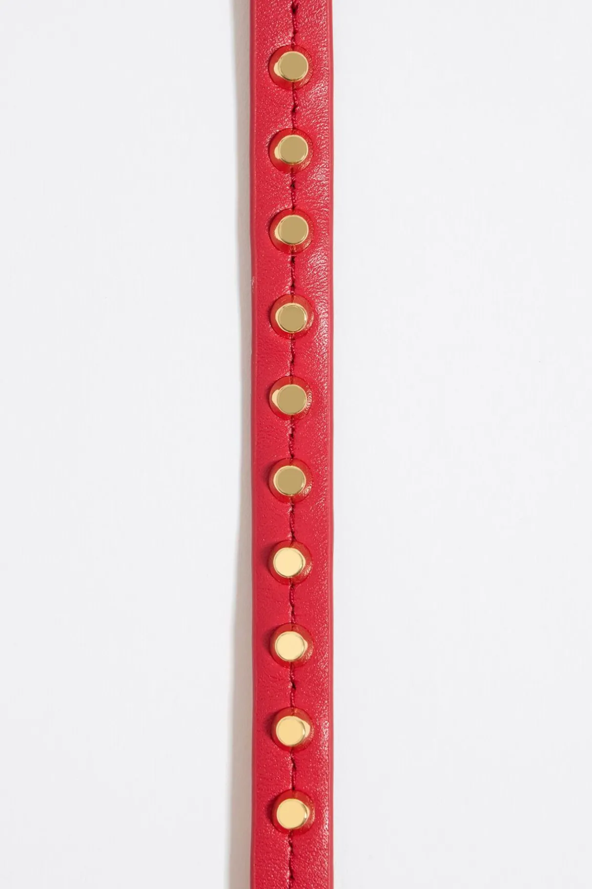 Mujer BIMBA Y LOLA Pulseras<Pulsera Piel Tachas Roja