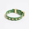 Mujer BIMBA Y LOLA Pulseras<Pulsera Piel Tachas Verde
