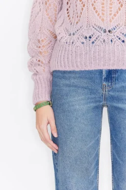 Mujer BIMBA Y LOLA Pulseras<Pulsera Piel Tachas Verde